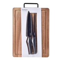 Kit para Churrasco em Madeira Acácia 41x28x19cm Kenya
