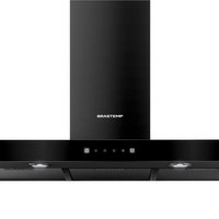 Coifa de Parede Brastemp Eclipse Collection 90cm com Painel Touch on Glass - BAE90AP - Preto