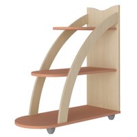Mesa Apoio MDF Sala de Estar 70 cm 4615 Naturale Terracota ARLY