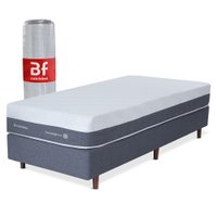 Cama Box Solteiro Premium BF Ice Espuma NASA 88x188cm BF Colch&otilde;es