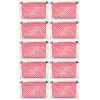 Kit 10 Caixas Organizadoras de Pastas 6 Divisórias Arquivos Coloridos Dellocolor