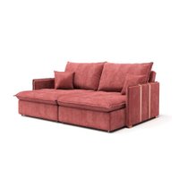 Sofá Retrátil Sem Caixa 3 lugares Solomons Velosuede Telha 180 cm