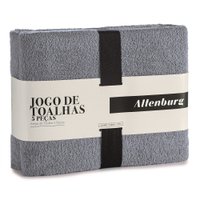 Jogo Toalhas Banho Altenburg 5p Favo Azul Lake