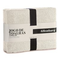 Jogo Toalhas Banho Altenburg 5p Favo Branco