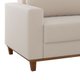 Estofado Living Cairo Viero 2 Lugares - Linho Bronze