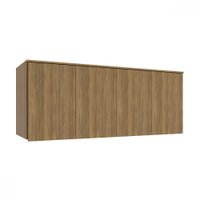 Armário Aéreo para Quarto N543 4 Portas Nogueira - Kappesberg