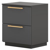 Mesa De Cabeceira 2 Gavetas 50 cm DUB 50019 Alasca VLR