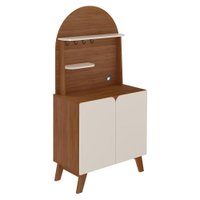 Aparador Cantinho Cafe 2 Portas 80 cm 4631 Cedro Off White ARLY