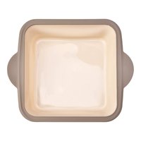 Forma Quadrada de Silicone Kenya Bege