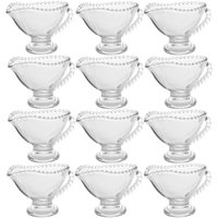 12 Molheiras de Cristal com Alça 140ml para Hotéis Pousadas Servir Molhos Caldas Wolff