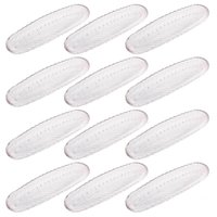 Kit 12 Travessas Ovais Bandeja de Cristal Lyor 39x14cm Hotel Pousada Eventos Mesa Posta