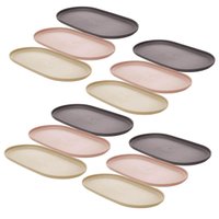Kit 12 Travessas para Servir 24cm Bandeja Oval para Porções Saladas Entradas Lyor