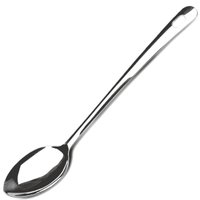 25 Colheres Arroz Inox Grandes Lisas 35cm Buffet Restaurantes Brinox Suprema