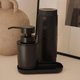 Kit 6 Bandejas Bancada de Banheiro 16x8cm Preta Dual Ou Suporte Organizador de Utensílios Lavabo