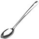 12 Colheres Arroz Inox Grandes Lisas 35cm Restaurantes Profissionais Brinox Suprema