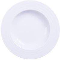 Prato Fundo Branco 23cm em Porcelana Vibrare Tramontina Avulso Mesa De Jantar