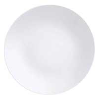 Kit 24 Pratos Rasos Porcelana Branca 25cm Tramontina Leonora Restaurante Bar Eventos