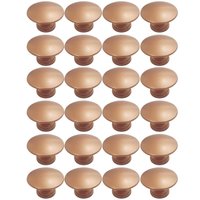 Kit 24 Puxadores Ponto Cobre Tucson para Móveis Armários Gavetas Porta