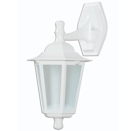 Arandela Branca Luminária Parede 37cm Lâmpada E27 Bivolt Dital Grega Colonial