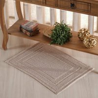 Tapete Nobile Jacquard 100% Algodão 1300g/m² 40x60cm  Argila