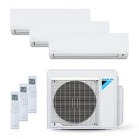 Ar Multi Split Inverter 24000 BTUs Daikin Quente e Frio (1 Evap. HW 9000 + 1 Evap. HW 12000 + 1 Evap. HW 18000) 220V
