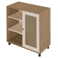 Buffet Aparador 1 Porta 80 cm 4521 Carvalho Off White ARLY