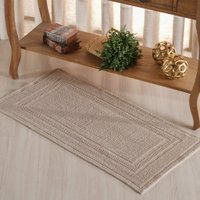 Tapete Nobile Jacquard 100% Algodão 1300g/m² 50x100cm Argila