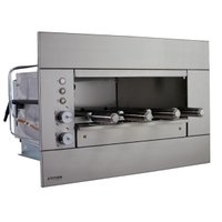 Churrasqueira a Gás Natural de Embutir Titan Prime Suprema 4 Espetos Rotativos 127V