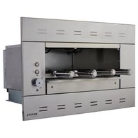 Churrasqueira Elétrica de Embutir Titan Suprema 4 Espetos Giratórios Painel Ventilado 220V