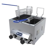 Fritadeira a Gás Metvisa 2 Cubas 6 Litros FG3D