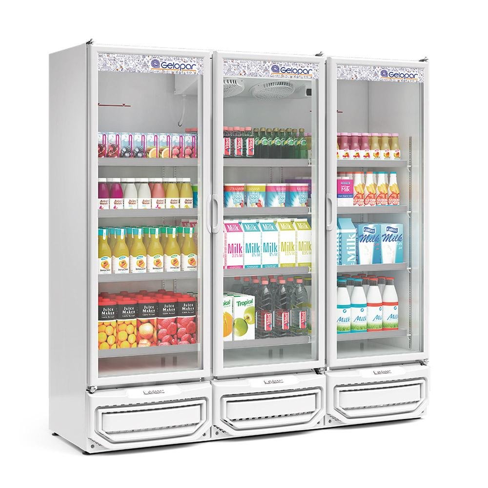 Geladeira/refrigerador 1468 Litros 3 Portas Branco - Gelopar - 110v - Gcvr-1450 Br