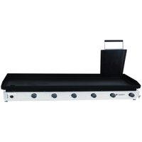 Chapa Bifeteira a Gás 140cm Venâncio Deguste Luxo 4,76mm de Espessura com Prensa C140-49810