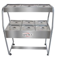Buffet Combinado Spolu 6 Cubas Quentes 3 Cubas Frias 220V SPL-506CO