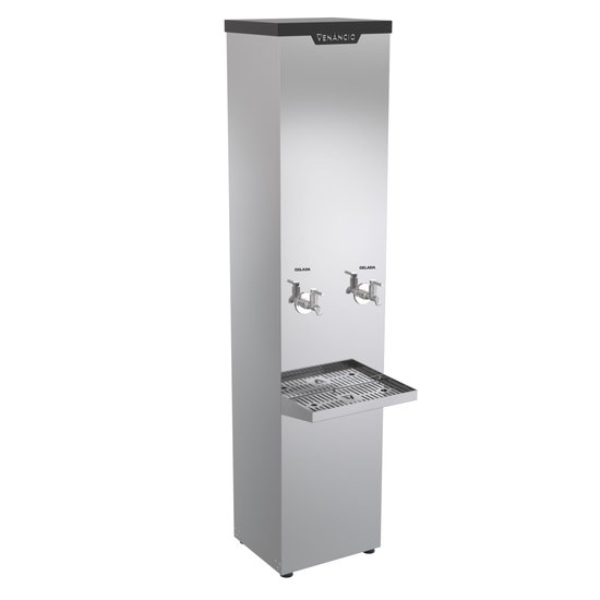 Bebedouro Industrial 50 Litros Venâncio Inox 2 Torneiras Geladas 220V BI50L-50608