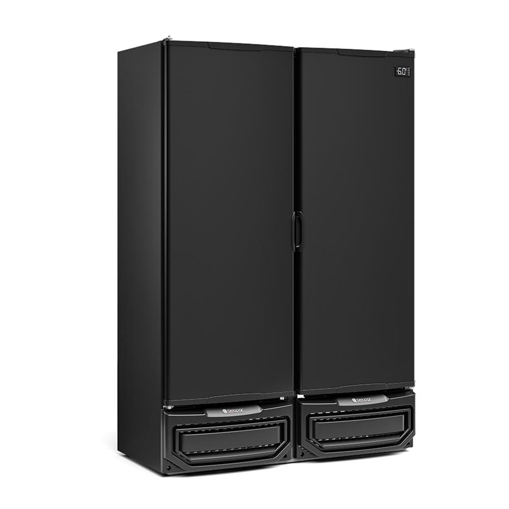 Geladeira/refrigerador 957 Litros 2 Portas Preto - Gelopar - 110v - Gcbc-950cpr