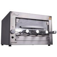 Churrasqueira Elétrica de Bancada Titan Stand 4 Espetos Giratórios 220V