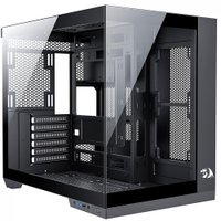Gabinete Gamer Redragon Wideload Pro Preto Vidro Temperado S