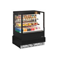 Vitrine Refrigerada Gelopar Dupla Função 1 m Preto 220V GGEA-100