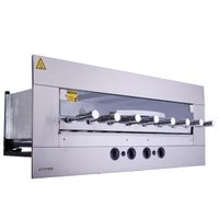 Churrasqueira a Gás de Embutir Titan 8 Espetos Rotativos 220V