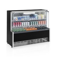 Vitrine Refrigerada Gelopar Ar Forçado 140 cm Preto 127V GPFA-140R