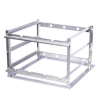Suporte para Churrasco Fast Gourmet Standard de 4 Espetos e Grelha SAS04