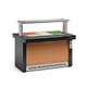 Buffet Refrigerado Gelopar 3 Cubas Preto 50-60Hz 220V GBRF-140