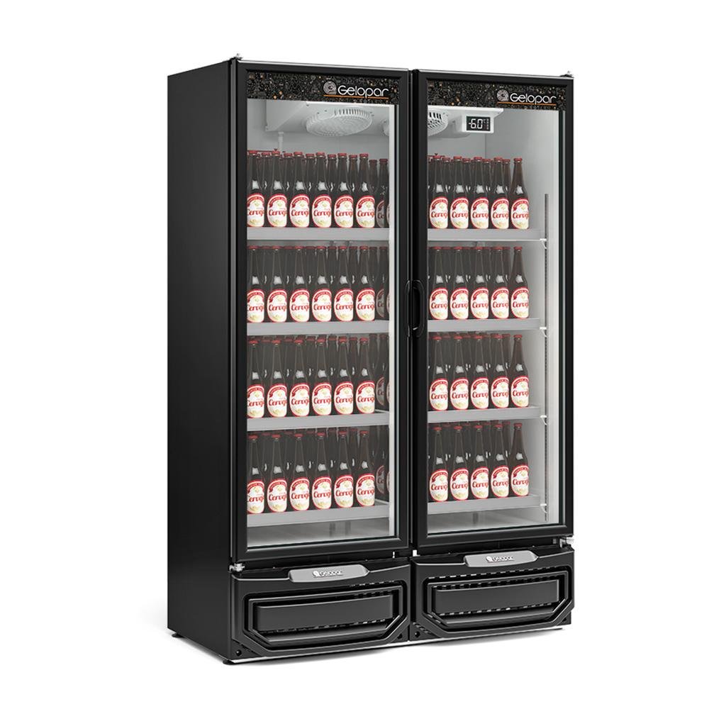 Geladeira/refrigerador 957 Litros 2 Portas Preto - Gelopar - 110v - Gcbc-950pr