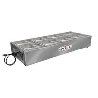 Buffet Térmico de Bancada Spolu 8 Cubas 220V SPL-508BC