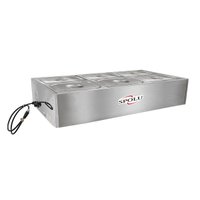 Buffet Térmico de Bancada Spolu 6 Cubas 220V SPL-506BC