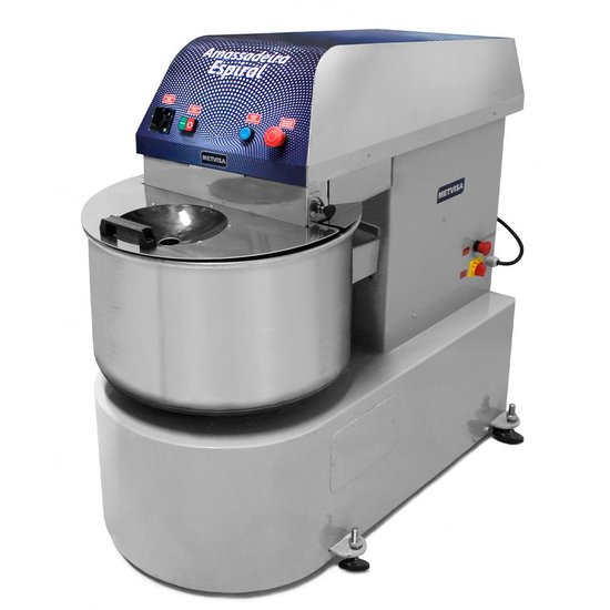 Amassadeira Espiral Metvisa 60 kg Trifásico 220V AE.60 TF