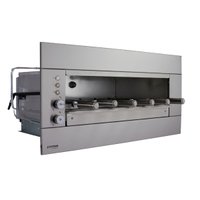 Churrasqueira a Gás de Embutir Titan Prime Suprema 6 Espetos Rotativos 220V