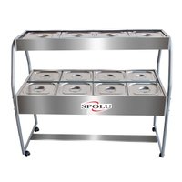 Buffet Combinado Spolu 8 Cubas Quentes 4 Cubas Frias 220V SPL-508CO