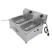 Fritadeira Elétrica 2 Cuba 12 Litros 127v Spolu SPL-573