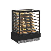Vitrine Estufa para Salgados 100 cm Preto 220V Gelopar MGEE-100